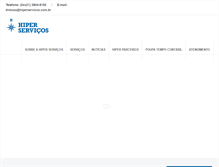Tablet Screenshot of hiperservicos.com.br